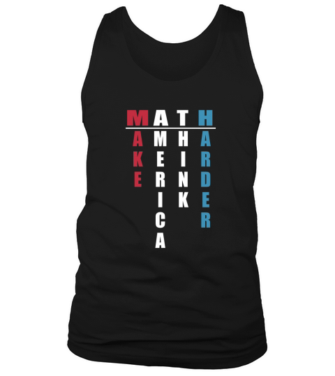 MATH Yang 2020 Make America Think Harder Tank Top Unisex