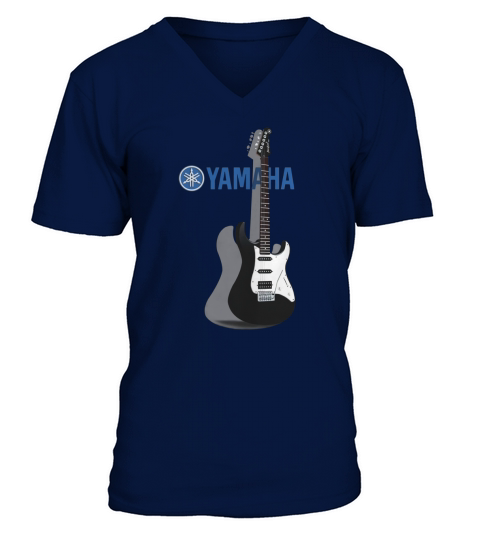 Yamaha Guitar Tshirt V-Neck T-shirt