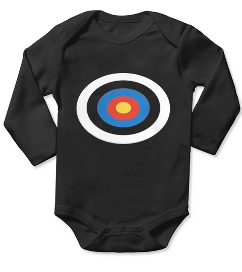 Archery Target Bullseye Prank T-Shirt For The Long Sleeve Baby One-Piece