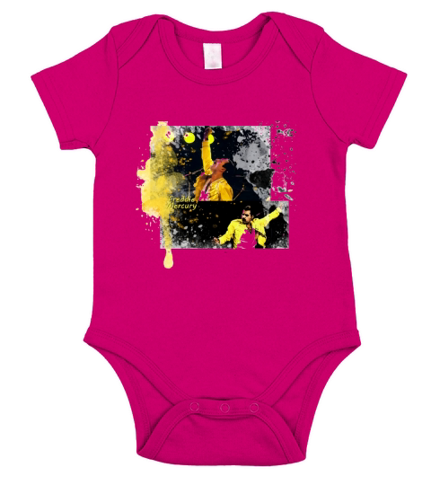 Queen Freddie Mercury Memorabilia Short Sleeve Baby One-Piece