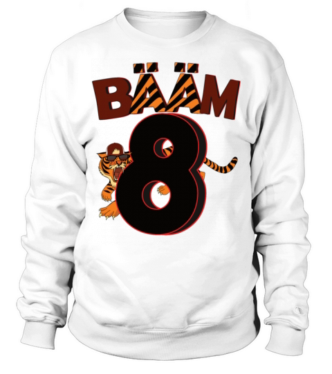 Personalized Eighth Birthday Gift Sweatshirt Unisex