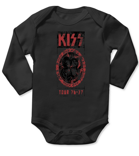 Kiss Rock And Roll All Over Long Sleeve Baby One-Piece