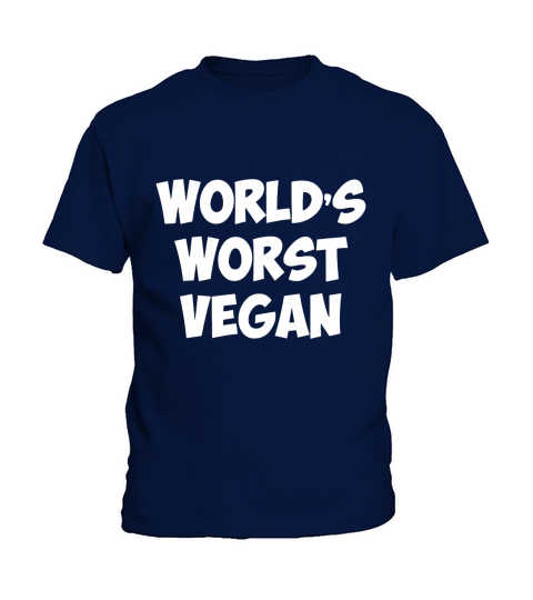 Worlds Worst Vegan Vegetarian Meat Lover Kids T-Shirt