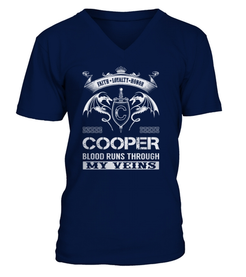 COOPER Last Name, Surname Tshirt V-Neck T-shirt