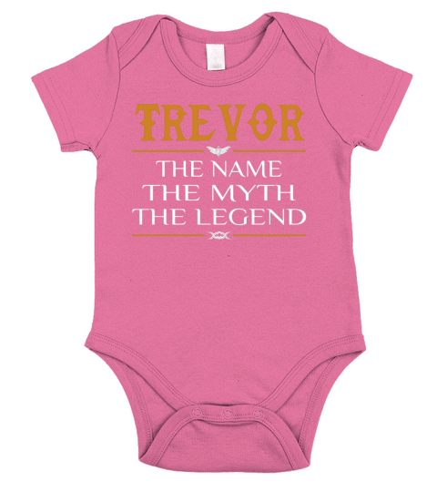Trevor Legend Name Trevor - Short Sleeve Baby One-Piece