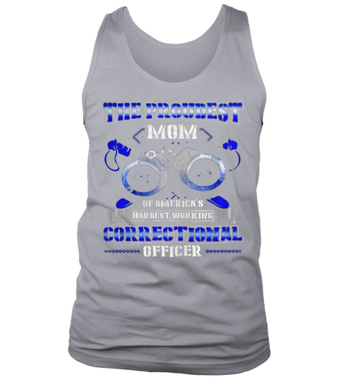 Proudest Mom Correctional Officer Premium Tshirt Black Women B0784KBWB5 1 Tank Top Unisex