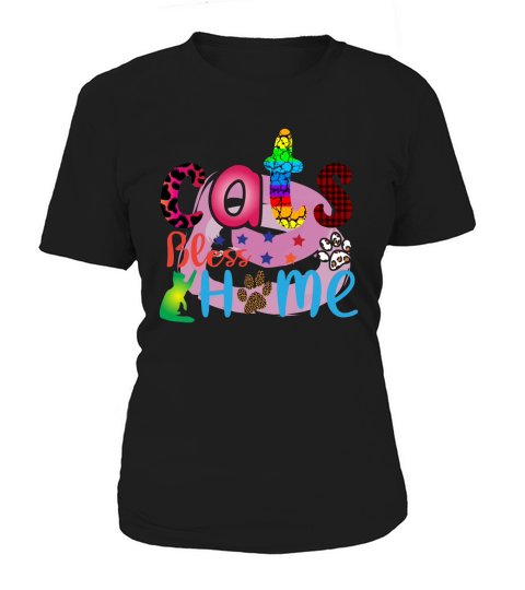 Cats Bless Home Women's T-Shirt