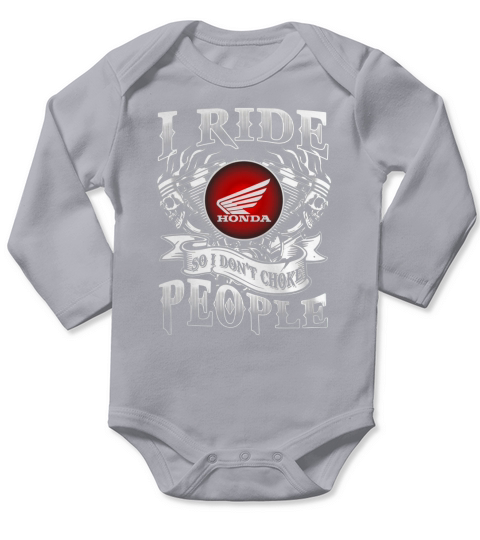 Dont Choke Honda Long Sleeve Baby One-Piece