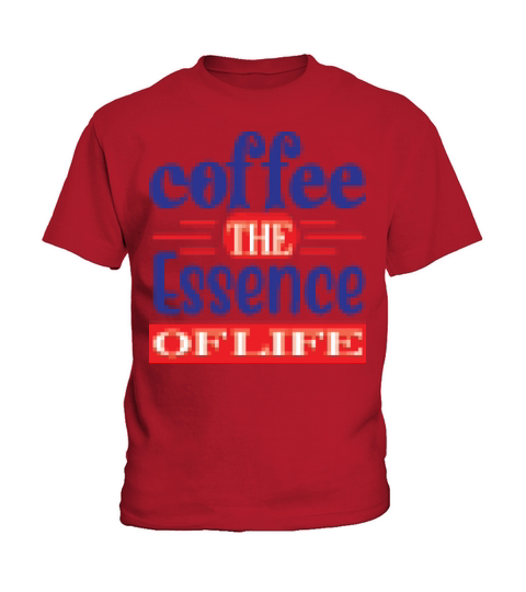 coffee the essence of life Kids T-Shirt