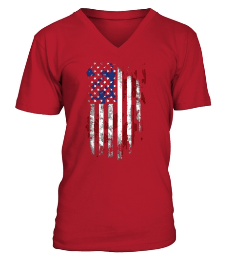 AMERICAN FLAG T V-Neck T-shirt