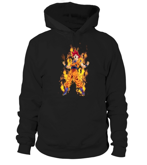Dragon Ball - Goku Super Saiyan God (Red)(1) SHIRT Hoodie Unisex
