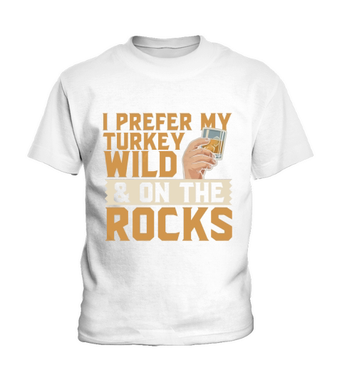 Funny Whiskey Shirt Thanksgiving Wild Turkey Kids T-Shirt