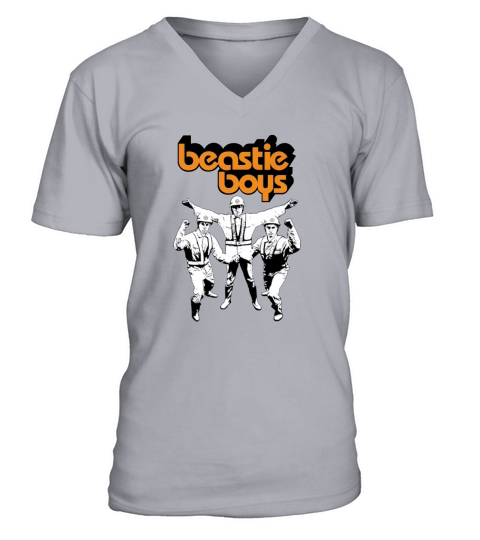 Beastie Boys Graphic  Matching V-Neck T-shirt