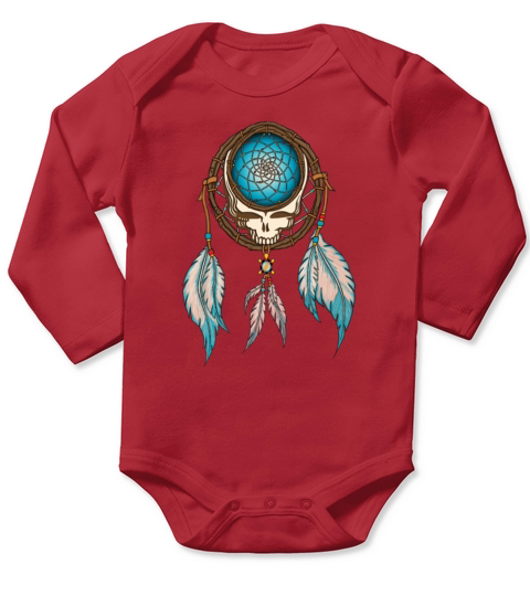 Grateful Dead Steal Your Face - Ladies Flowy Tank Long Sleeve Baby One-Piece