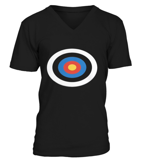 Archery Target Bullseye Prank T-Shirt For The V-Neck T-shirt