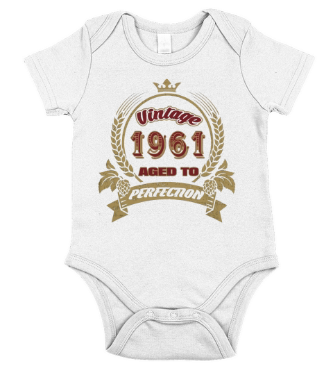 VINTAGE 1961 Short Sleeve Baby One-Piece