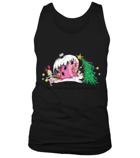Dr. Seuss Cindy-Lou Who House T-shirt Tank Top Unisex