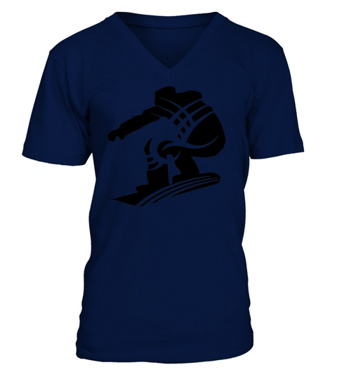 Snowboarding T-Shirts - Mens T-Shirt LIMTED EDITION V-Neck T-shirt
