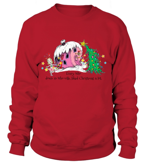 Dr. Seuss Cindy-Lou Who House T-shirt Sweatshirt Unisex