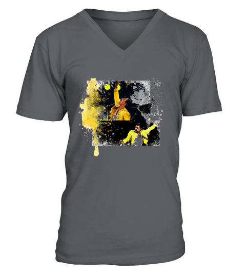 Queen Freddie Mercury Memorabilia V-Neck T-shirt