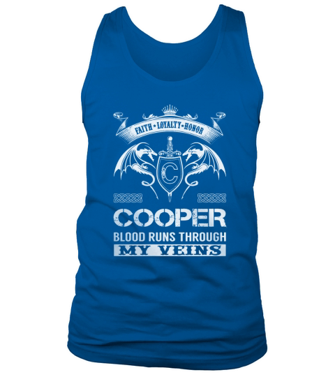 COOPER Last Name, Surname Tshirt Tank Top Unisex