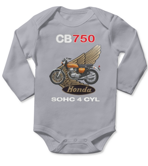 CLASSIC CB750 FOUR Long Sleeve Baby One-Piece