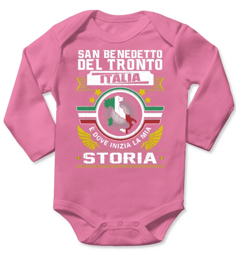 San Benedetto del Tronto Long Sleeve Baby One-Piece