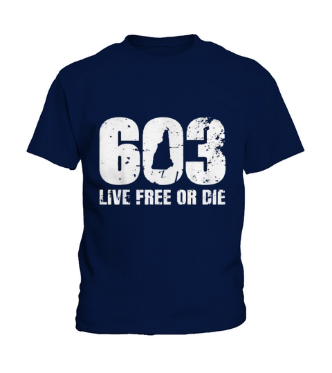 603 New Hampshire Granite State T-Shirt Kids T-Shirt
