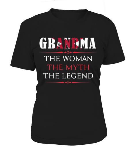 Alabama Grandma The Woman The Myth The Legend  Flag Women Gift Women's T-Shirt