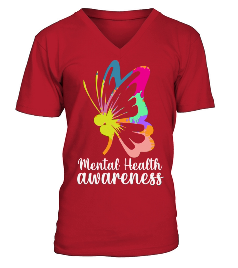 Mental health awareness V-Neck T-shirt