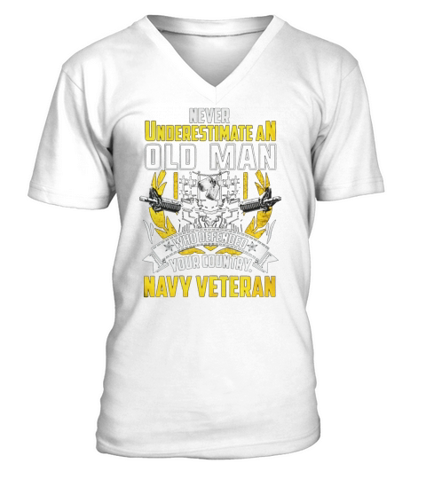 Navy V-Neck T-shirt