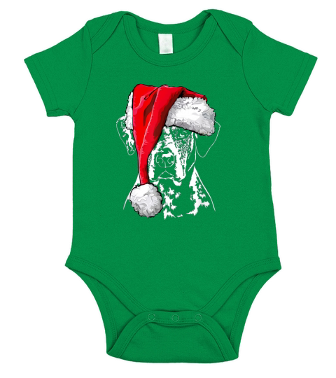 Awesome Funny Catahoula Leopard Dog Santa mom Christmas gift present sweater Short Sleeve Baby One-Piece