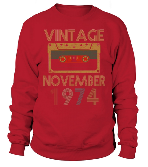 Vintage november 1974 Sweatshirt Unisex