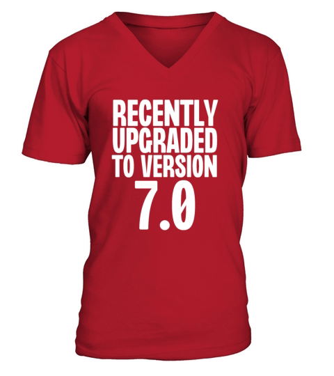 Recently Upgraded To Version 7 V-Neck T-shirt