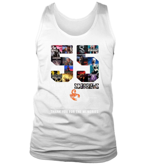 55 Years Of 1965 2020 Scorpions Thank You For The Memories Signatures - Coffee Mug (colored) Tank Top Unisex