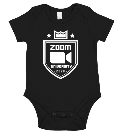 Zoom University The Official Logo 2020 Short Sleeve Baby One-Piece
