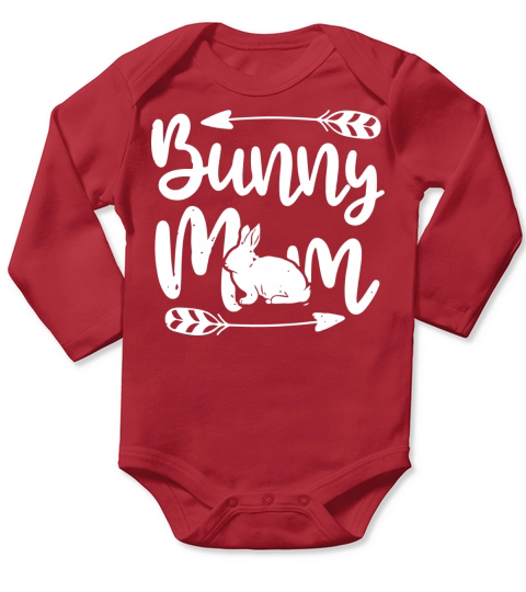Bunny mom Long Sleeve Baby One-Piece