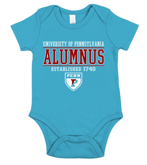 University of Pennsylvania Alumnus Short Sleeve Baby One-Piece
