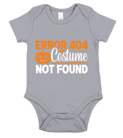 Error 404 costume not found Short Sleeve Baby One-Piece
