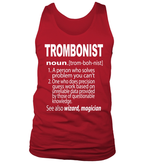 Trombone Trombonist Tshirt Tank Top Unisex