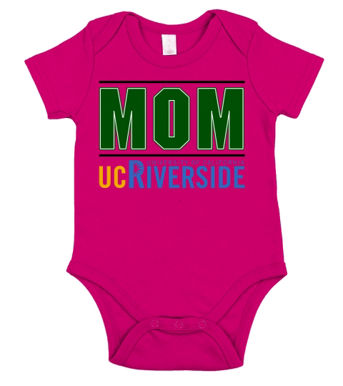University Of California Riverside Proud Mom Parents Day 2020 Short Sleeve Baby One-Piece