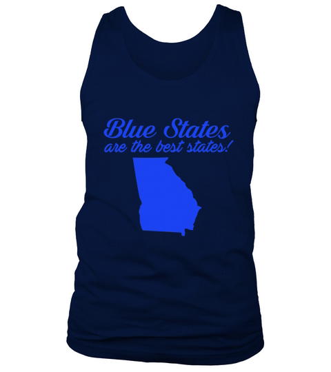Blue Best Georgia T-Shirt Tank Top Unisex