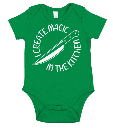 I Create Magic In The Short Sleeve Baby One-Piece