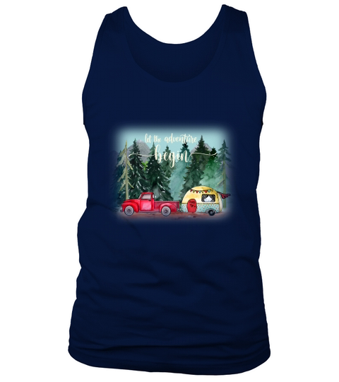 Let the adventure begin sublimation Tank Top Unisex