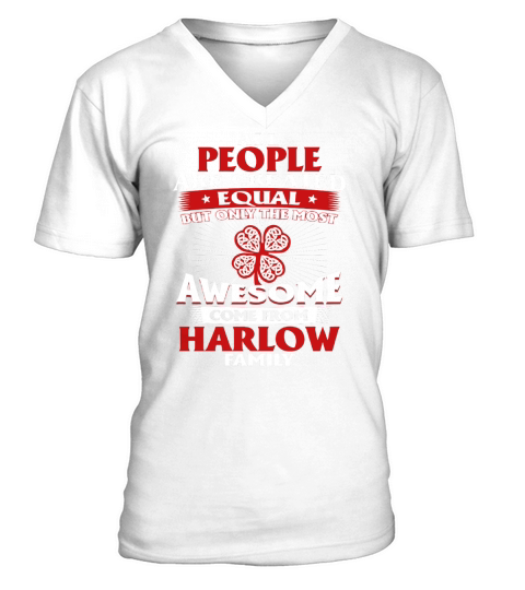 Its a Harlow Thing You Wouldnt Understand - Name Custom T-Shirts V-Neck T-shirt