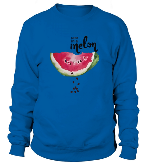 One in a Melon Pun Joke Watermelon Mom Gift - Mens Premium T-Shirt Sweatshirt Unisex