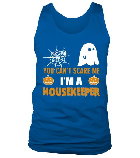 Housekeeper Scare Me Halloween Tank Top Unisex