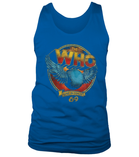 The Who Live in Concert 69 Tank Top Unisex