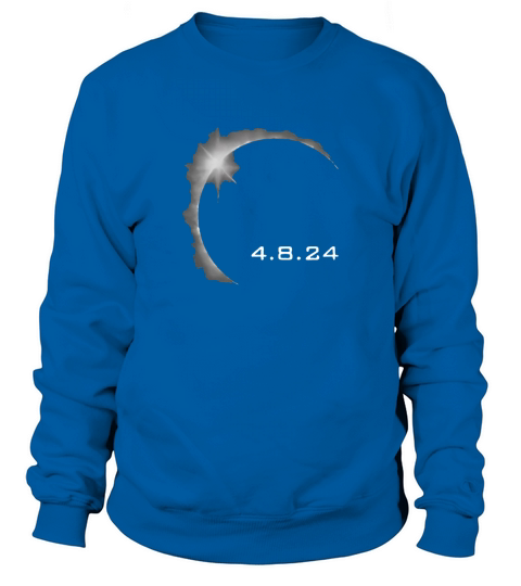 Total Solar Eclipse Spring April 8th 2024 Sun Moon Sweatshirt Unisex