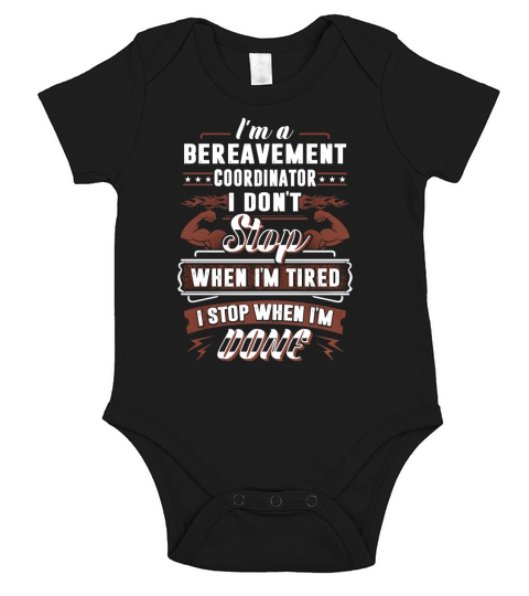 Bereavement Coordinator Short Sleeve Baby One-Piece